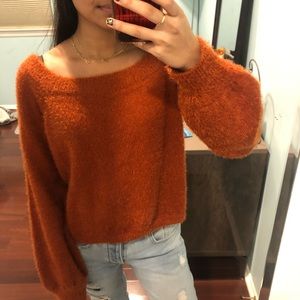 Soft Bubble Sleeve Sweater